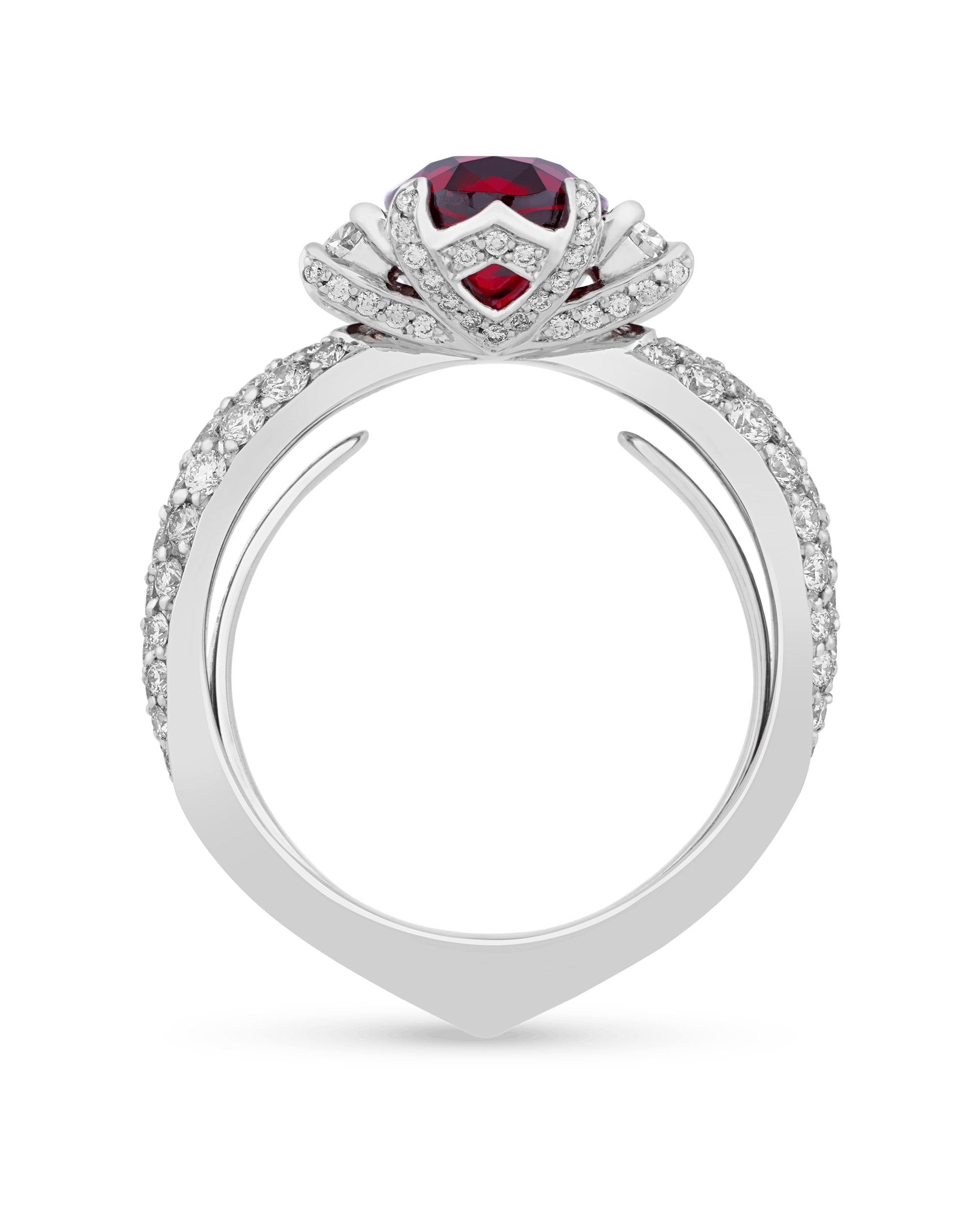 Kat Florence Untreated Ruby Ring, 3.00 Carats