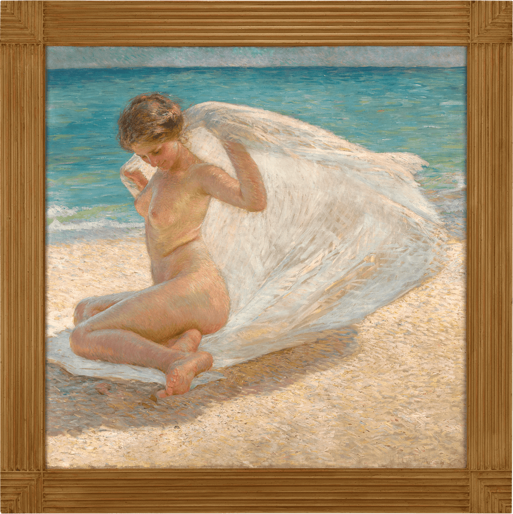 Wind on the Beach by Gino Piccioni