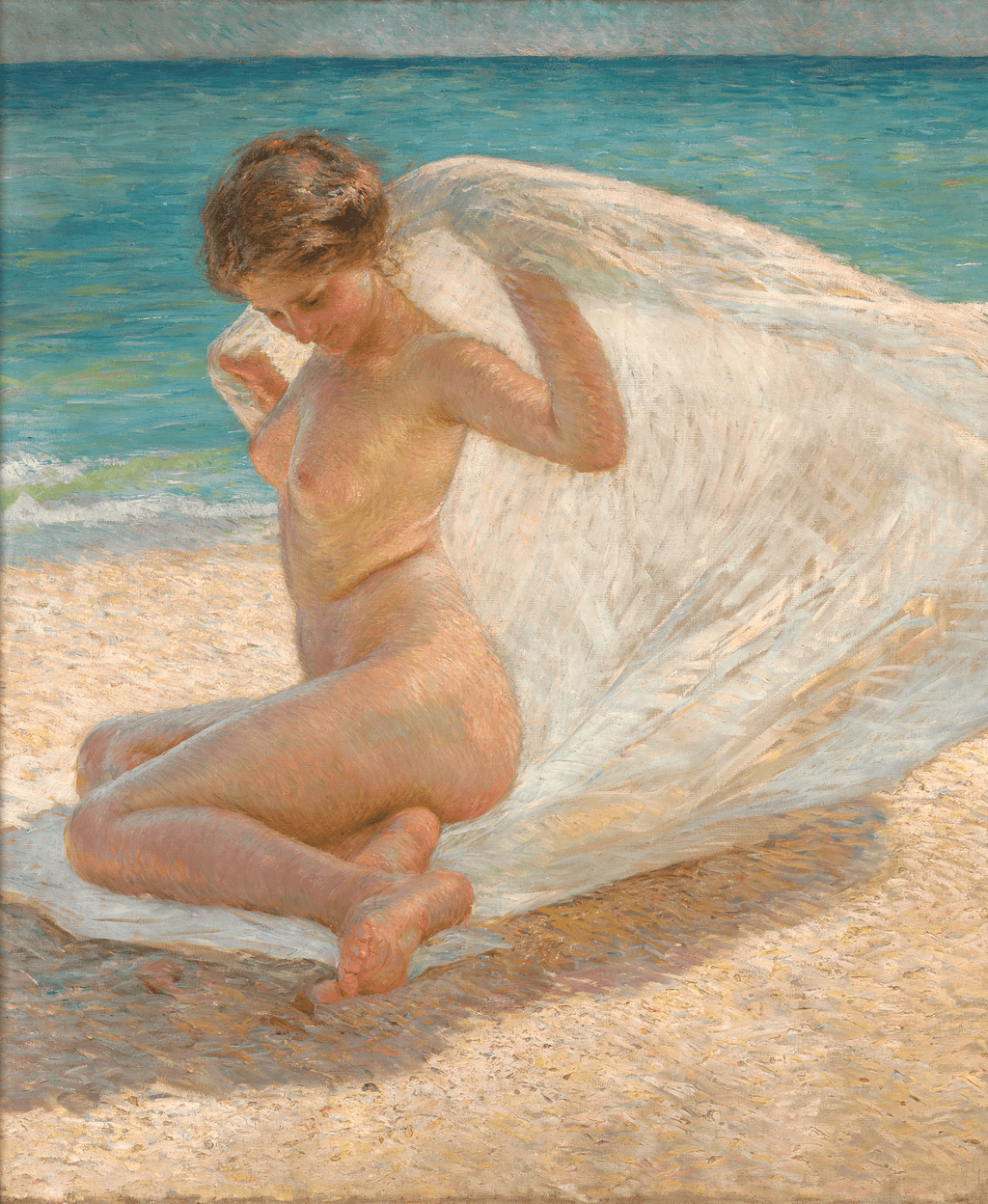 Wind on the Beach by Gino Piccioni