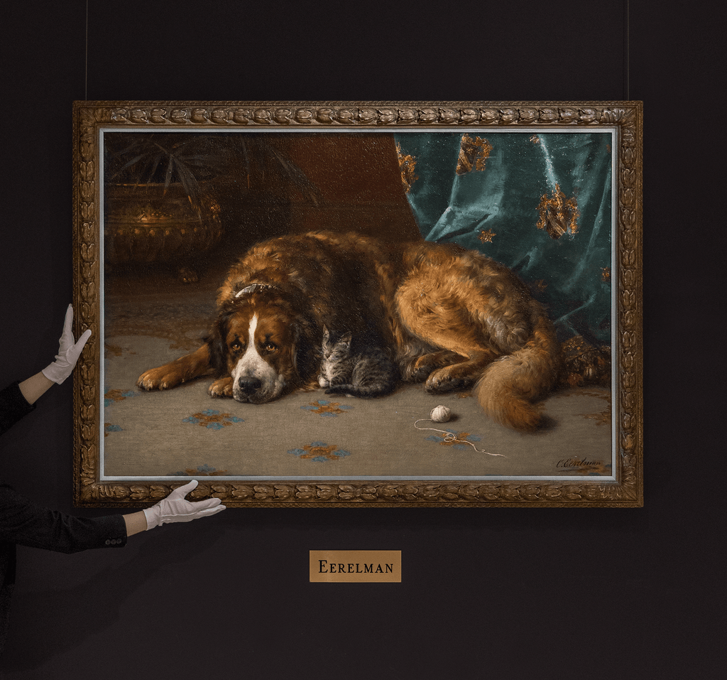 Dog with a Kitten by Otto Eerelman