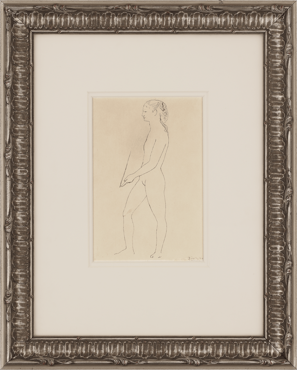 Nu tenant un miroir by Pablo Picasso