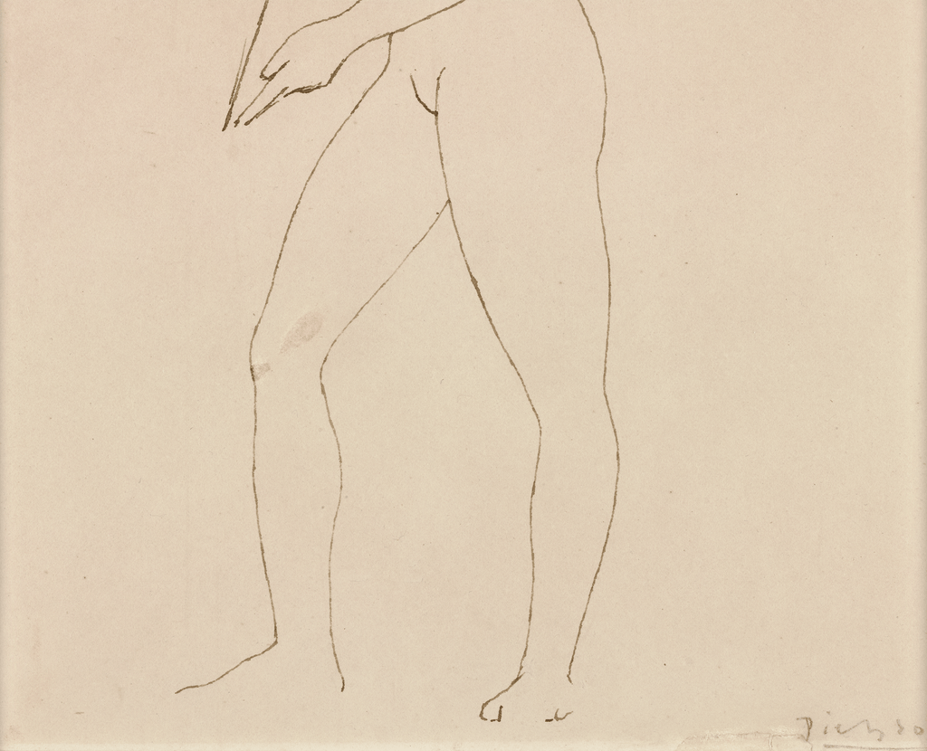 Nu tenant un miroir by Pablo Picasso