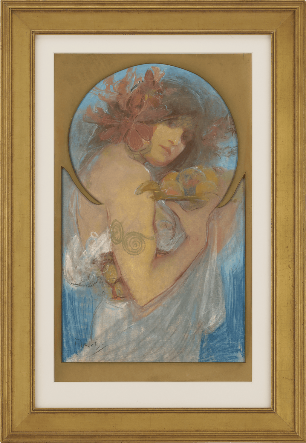 Fruit by Alphonse Mucha