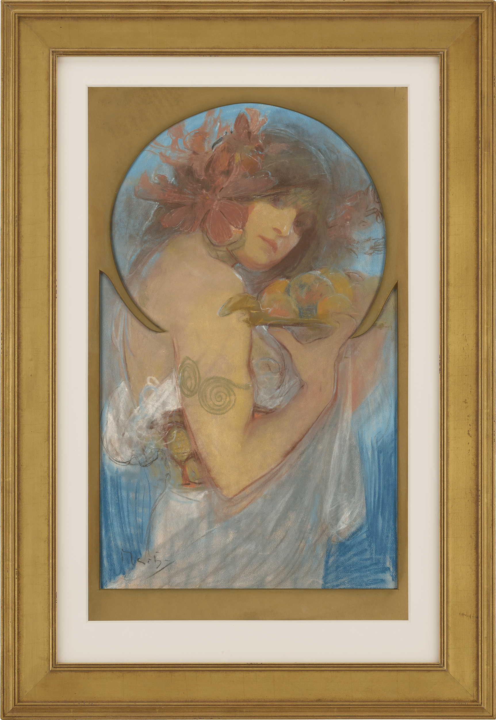 Fruit by Alphonse Mucha