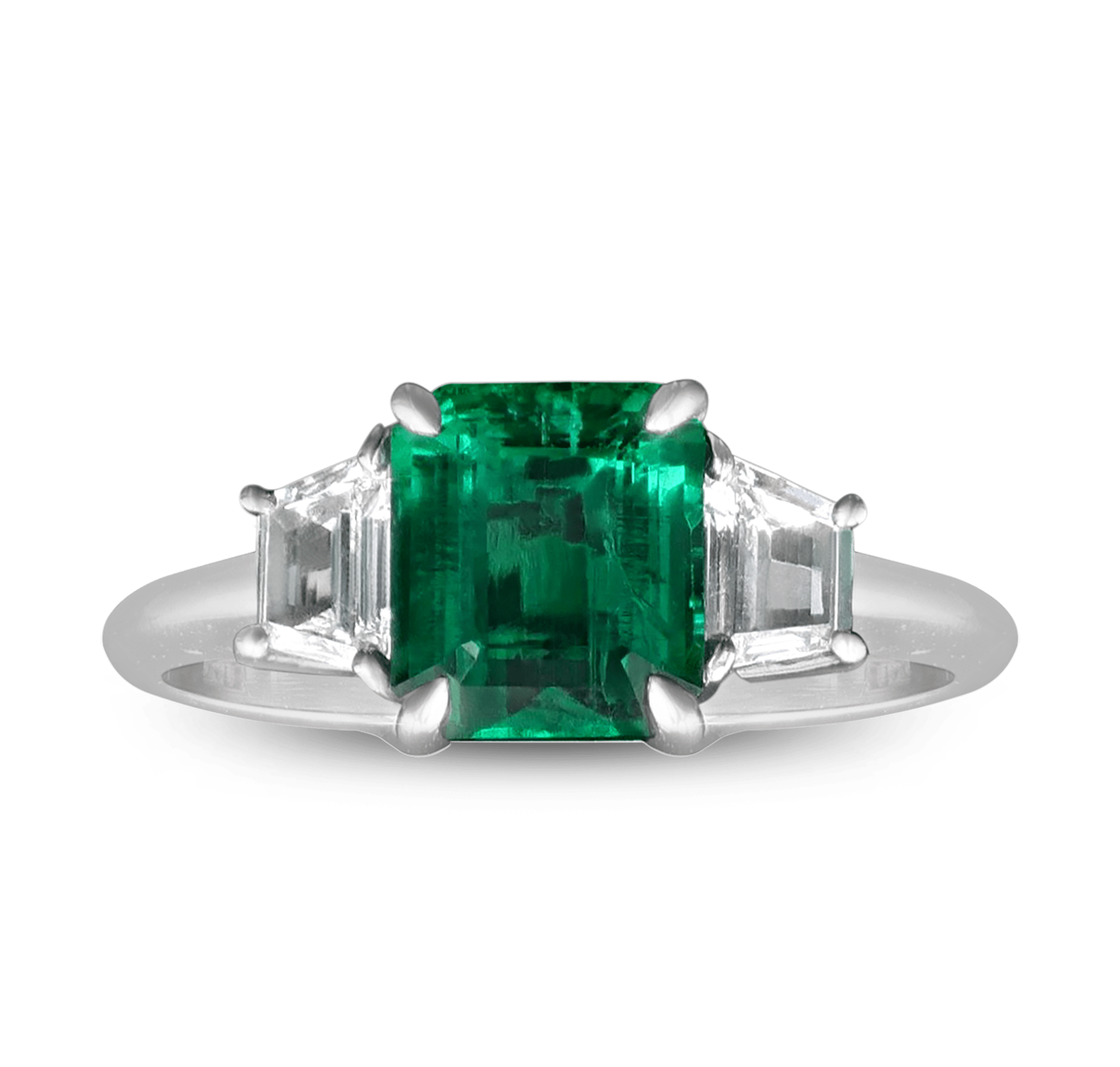 Colombian Emerald and Diamond Ring, 1.99 Carats