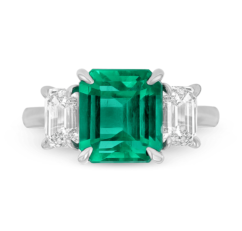 Colombian Emerald Ring, 5.33 Carats