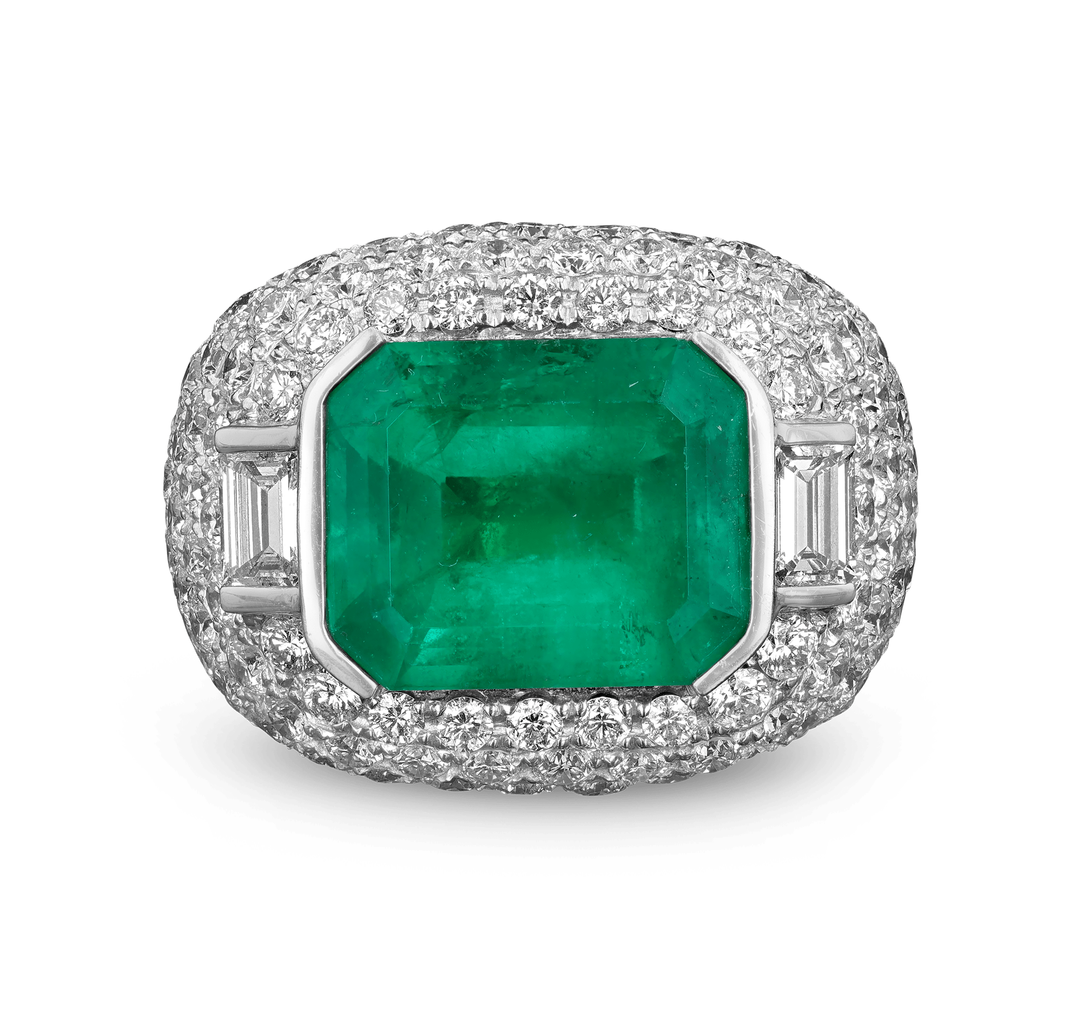 Colombian Emerald Ring, 14.42 Carats