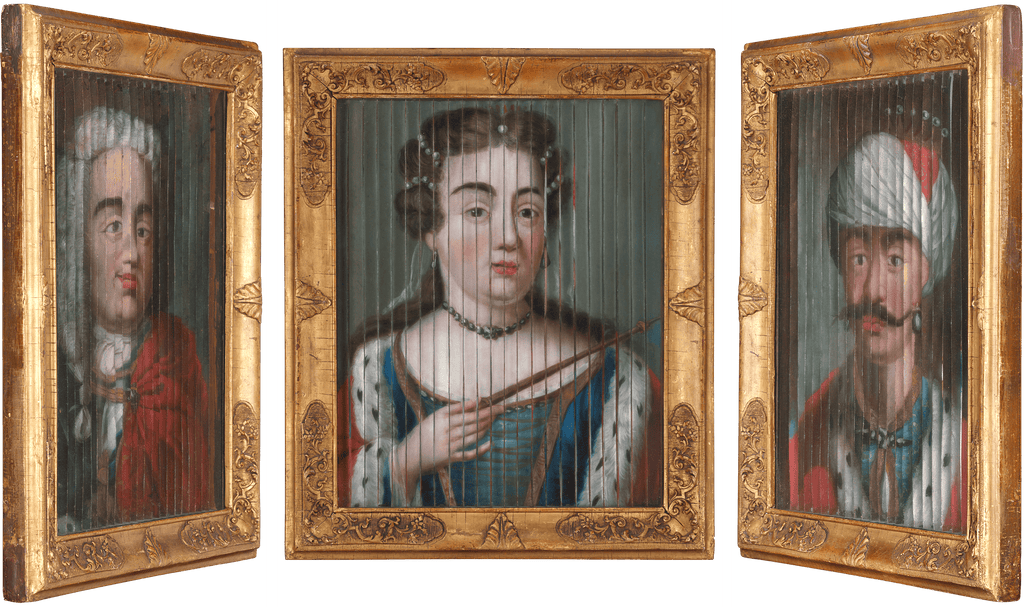 Tri-Directional Portrait Commemorating the Russo-Turkish War