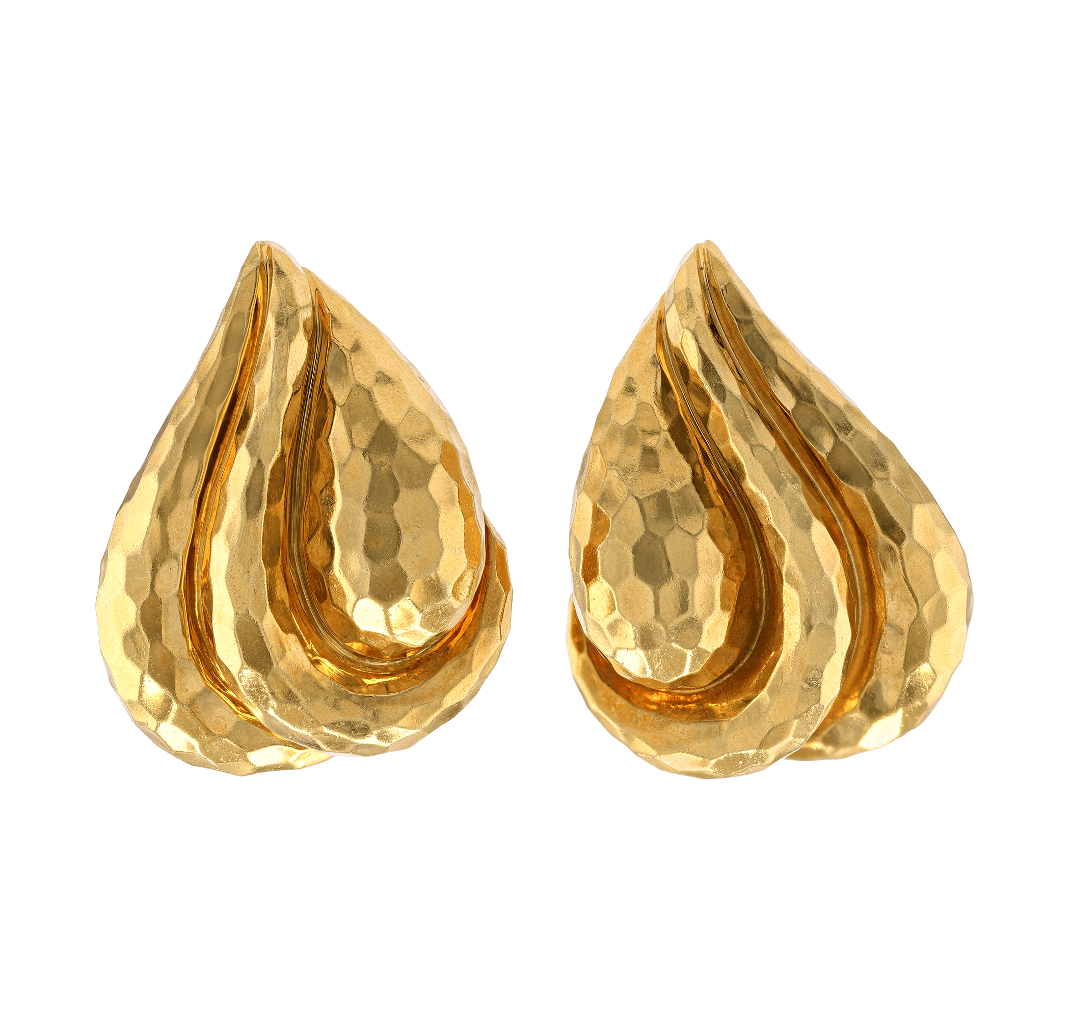 Henry Dunay Yellow Gold Earrings