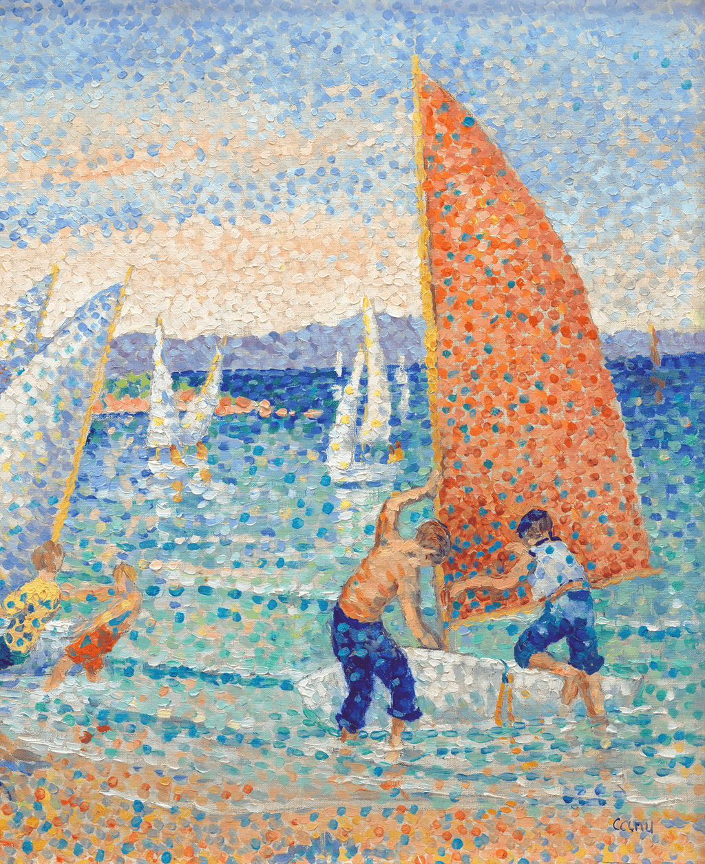 Preparations for the Regattas by Yvonne Canu