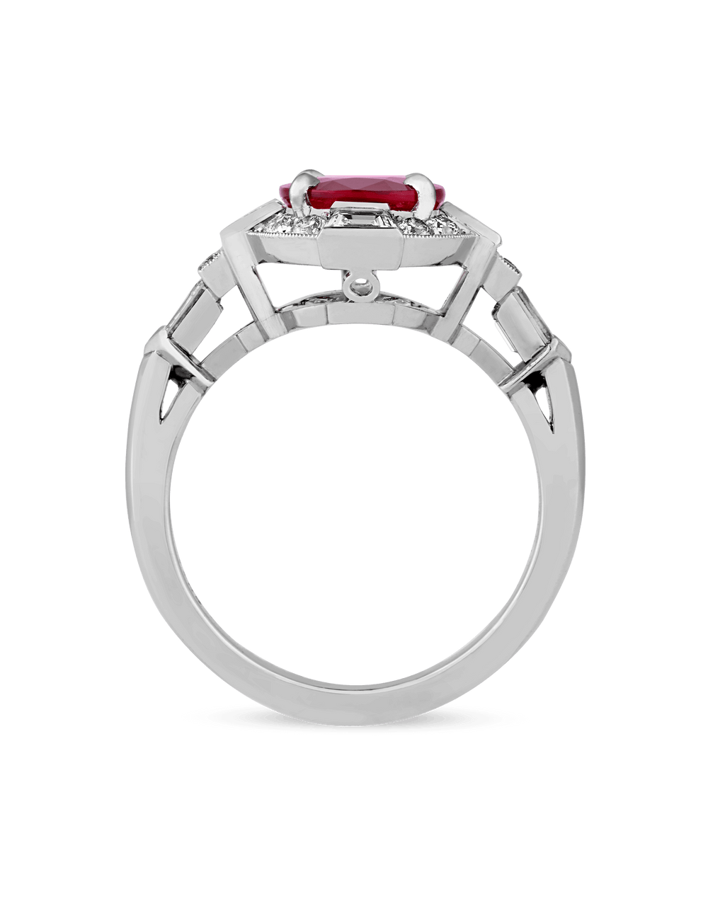 Raymond Yard Untreated Ruby Ring, 2.25 Carats