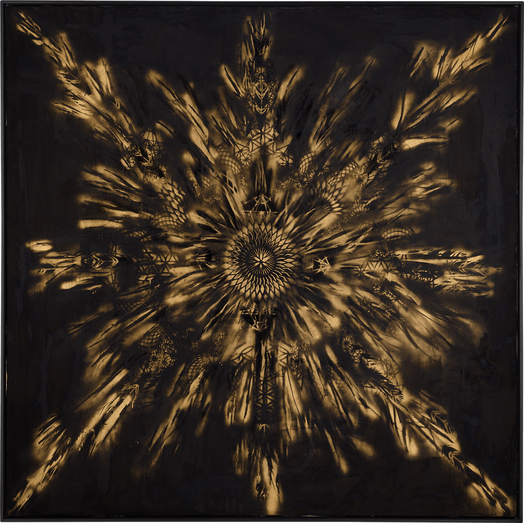 Sacred Flower at Night by Louis Carreon