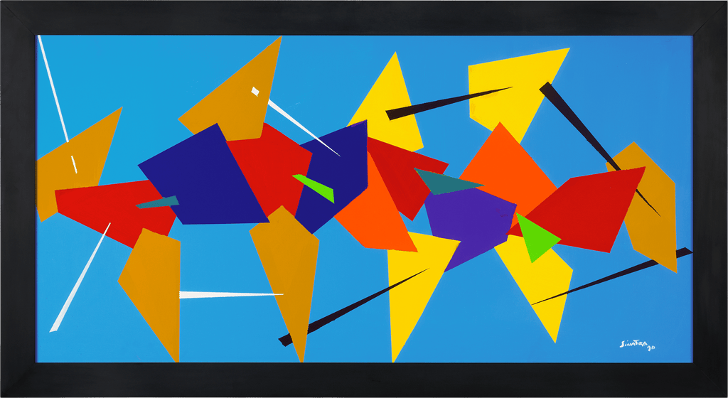 Blue Abstract by Frank Sinatra