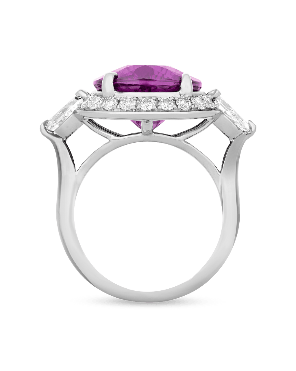 Color-Change Pyrope Garnet Ring, 8.85 Carats