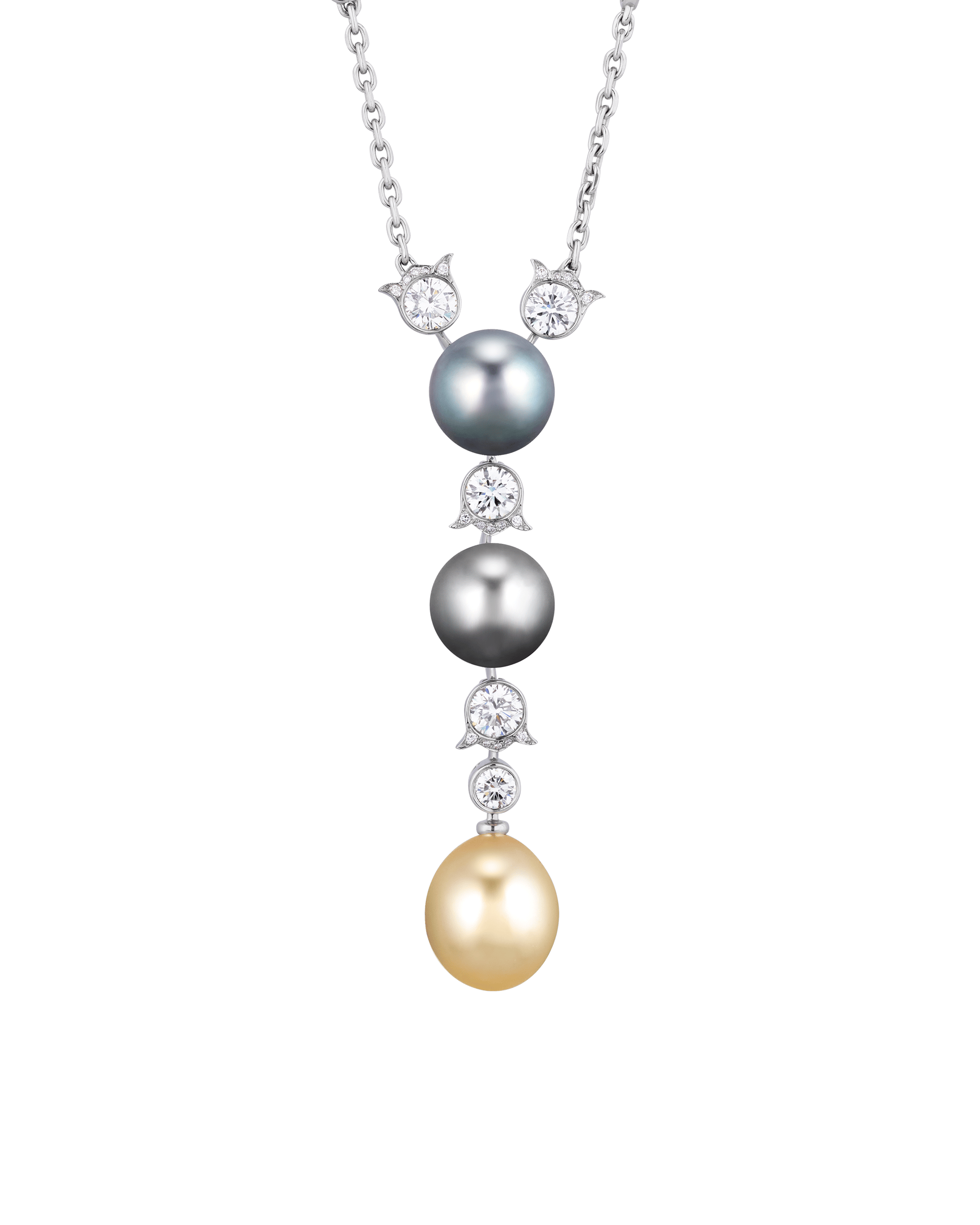 Cartier Triple-Pearl Lavalier
