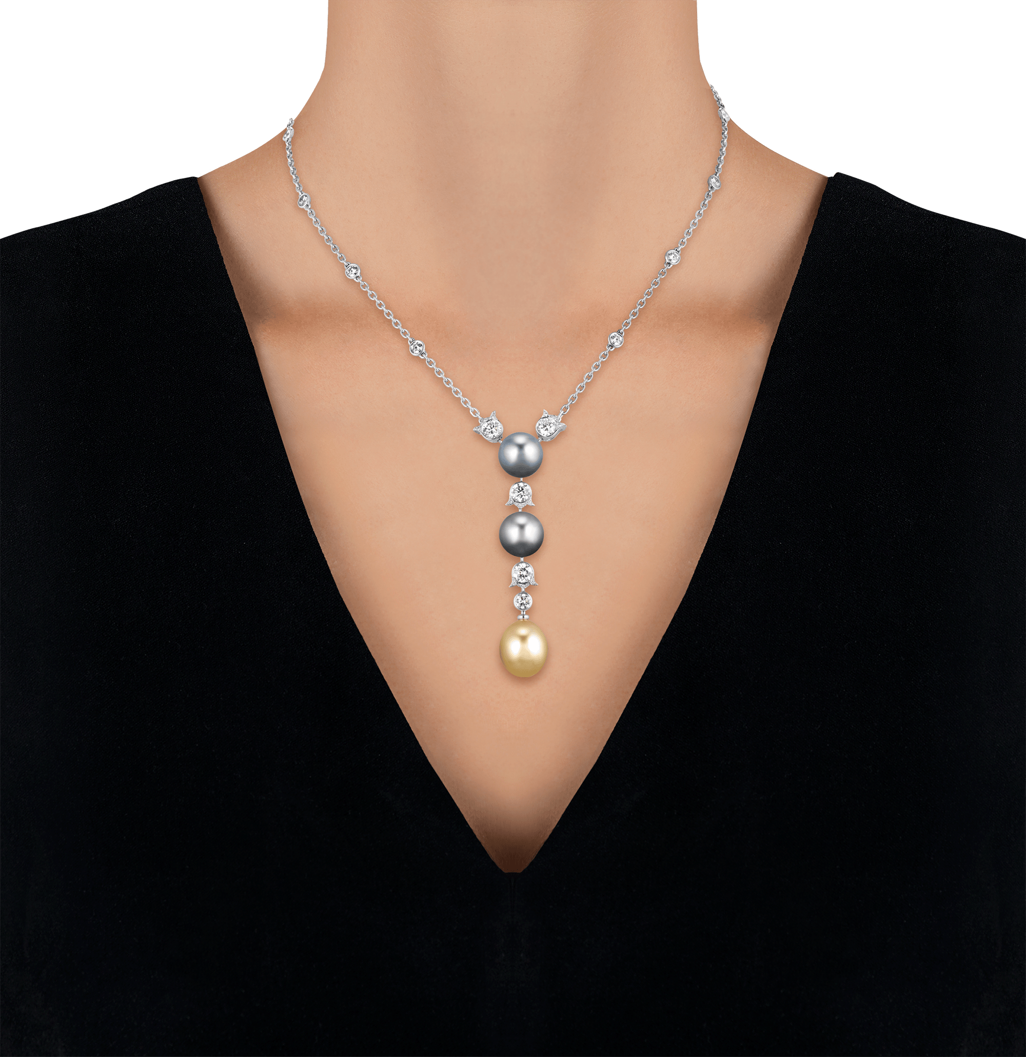 Cartier Triple-Pearl Lavalier