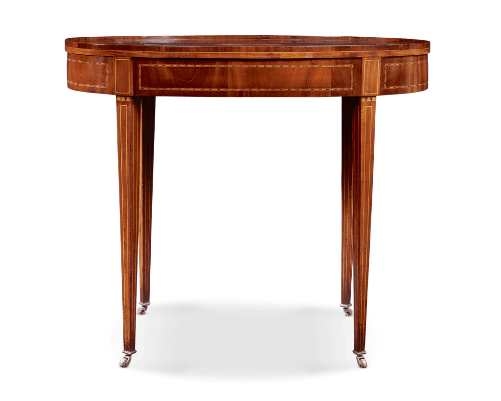Victorian Mahogany and Satinwood Inlaid Table