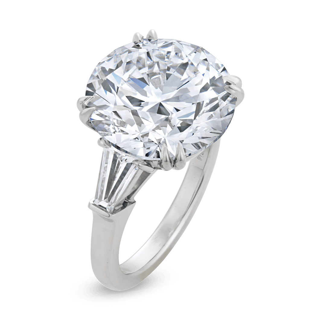 Harry Winston Flawless Golconda Diamond Ring, 11.30 Carats