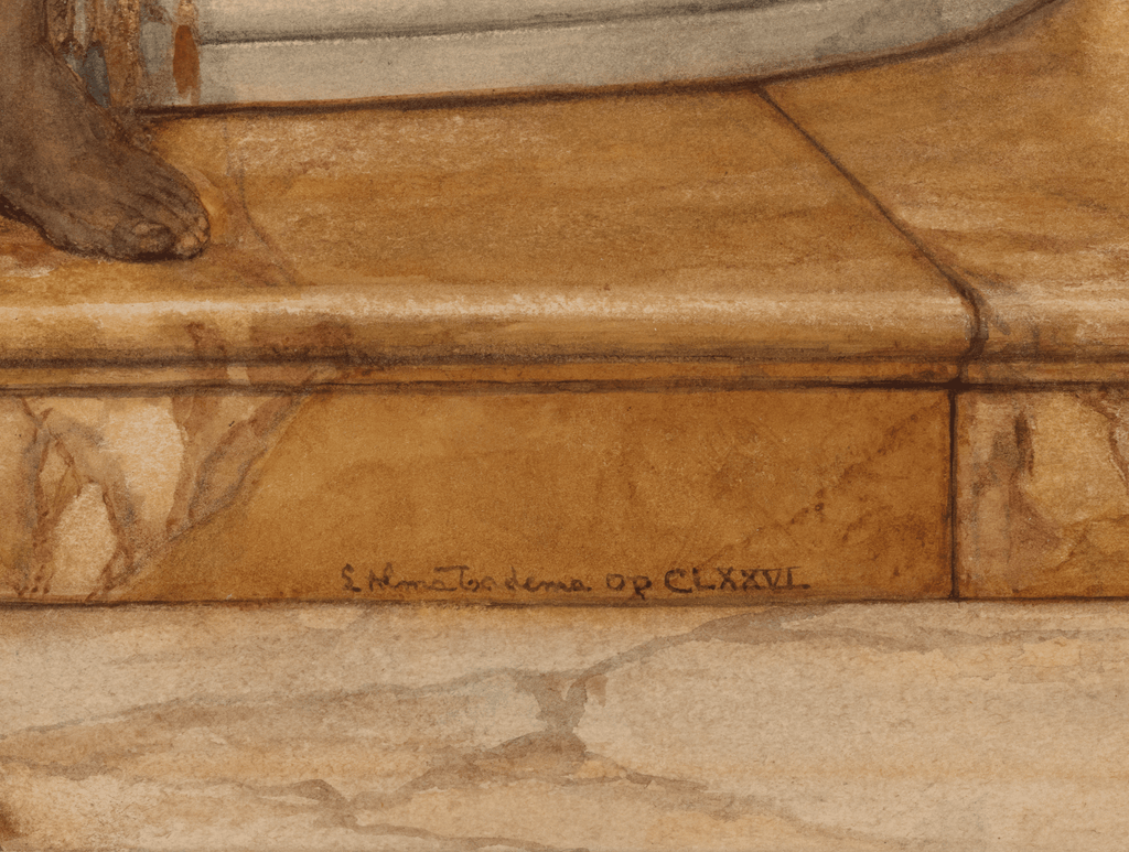 The Balneator by Sir Lawrence Alma-Tadema