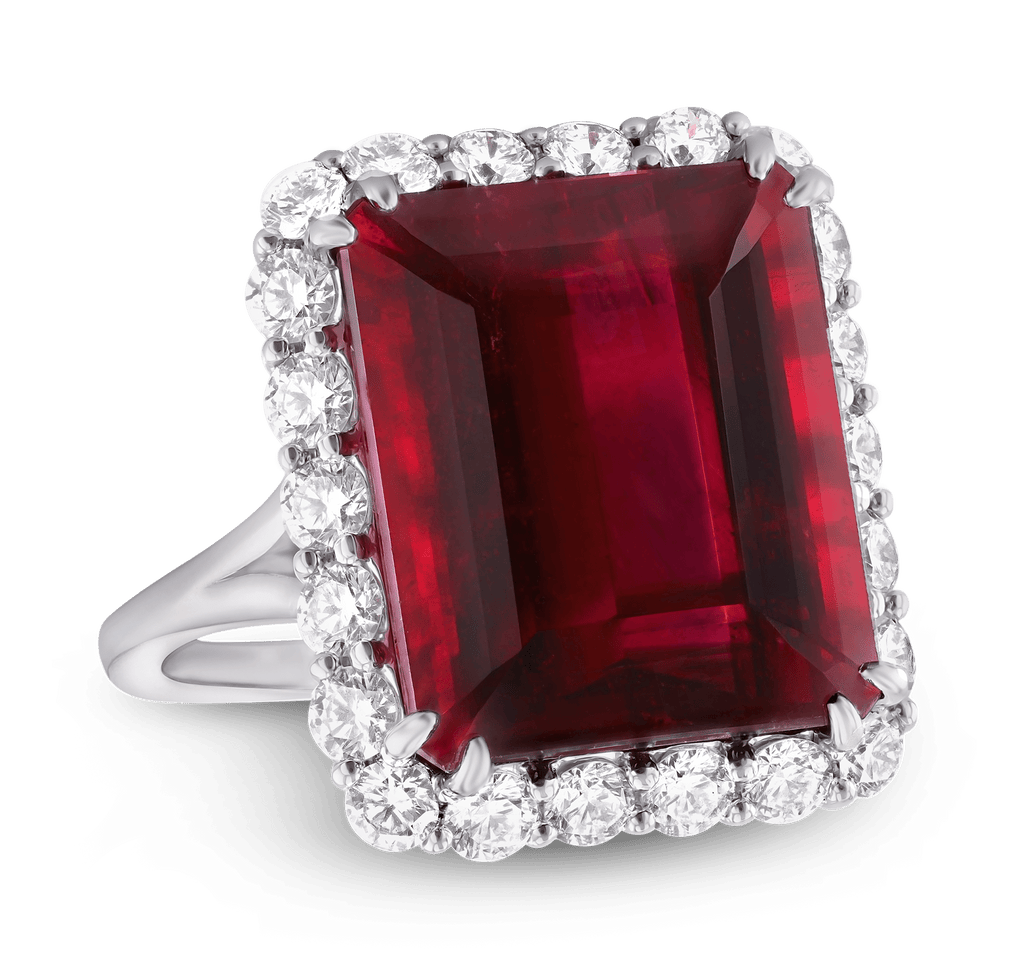 Rubellite Ring, 19.78 Carats