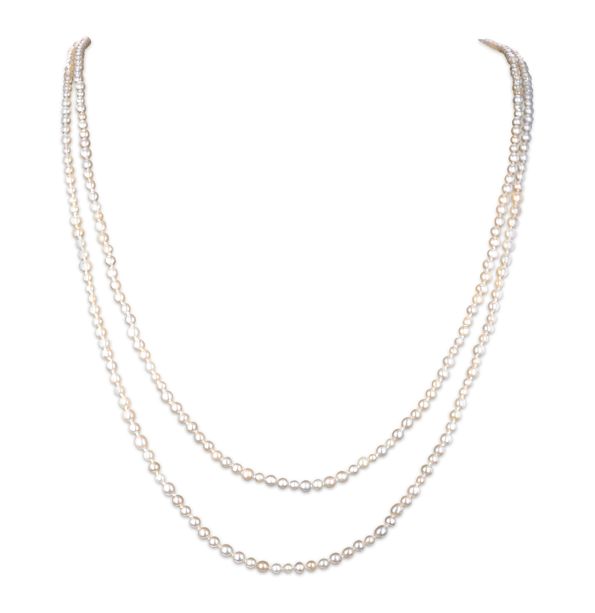 Art Deco Pearl Necklace by J.E.Caldwell