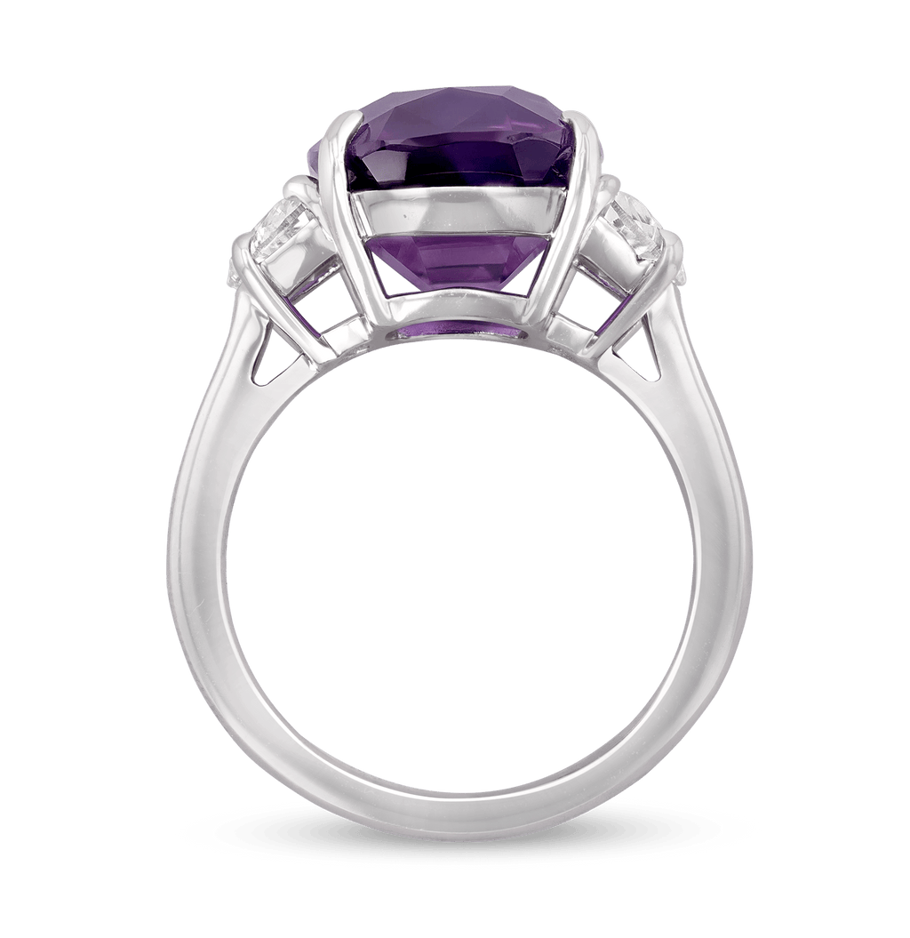 Purple Ceylon Sapphire Ring, 9.23 Carats