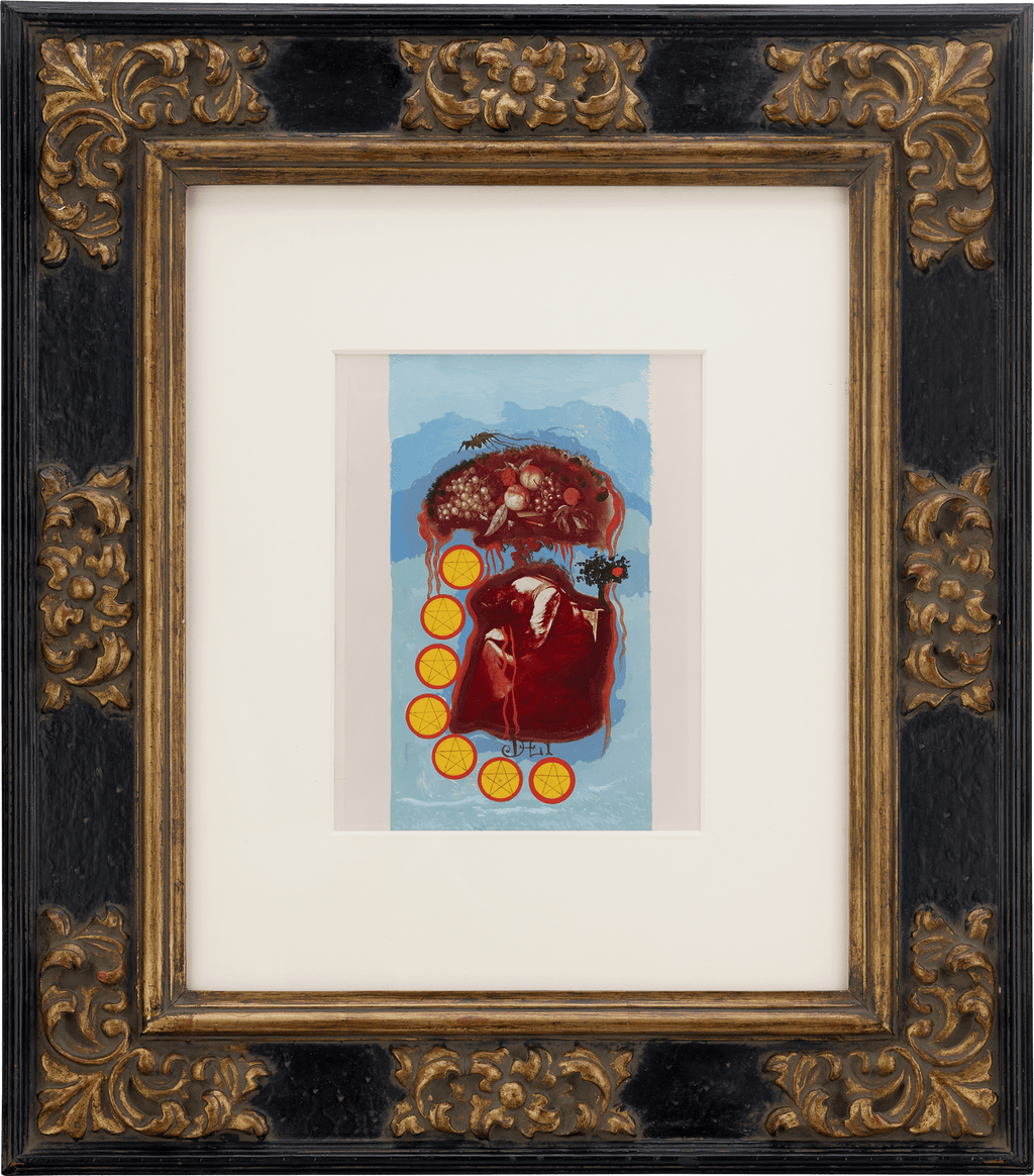 Seven of Pentacles by Salvador Dalí