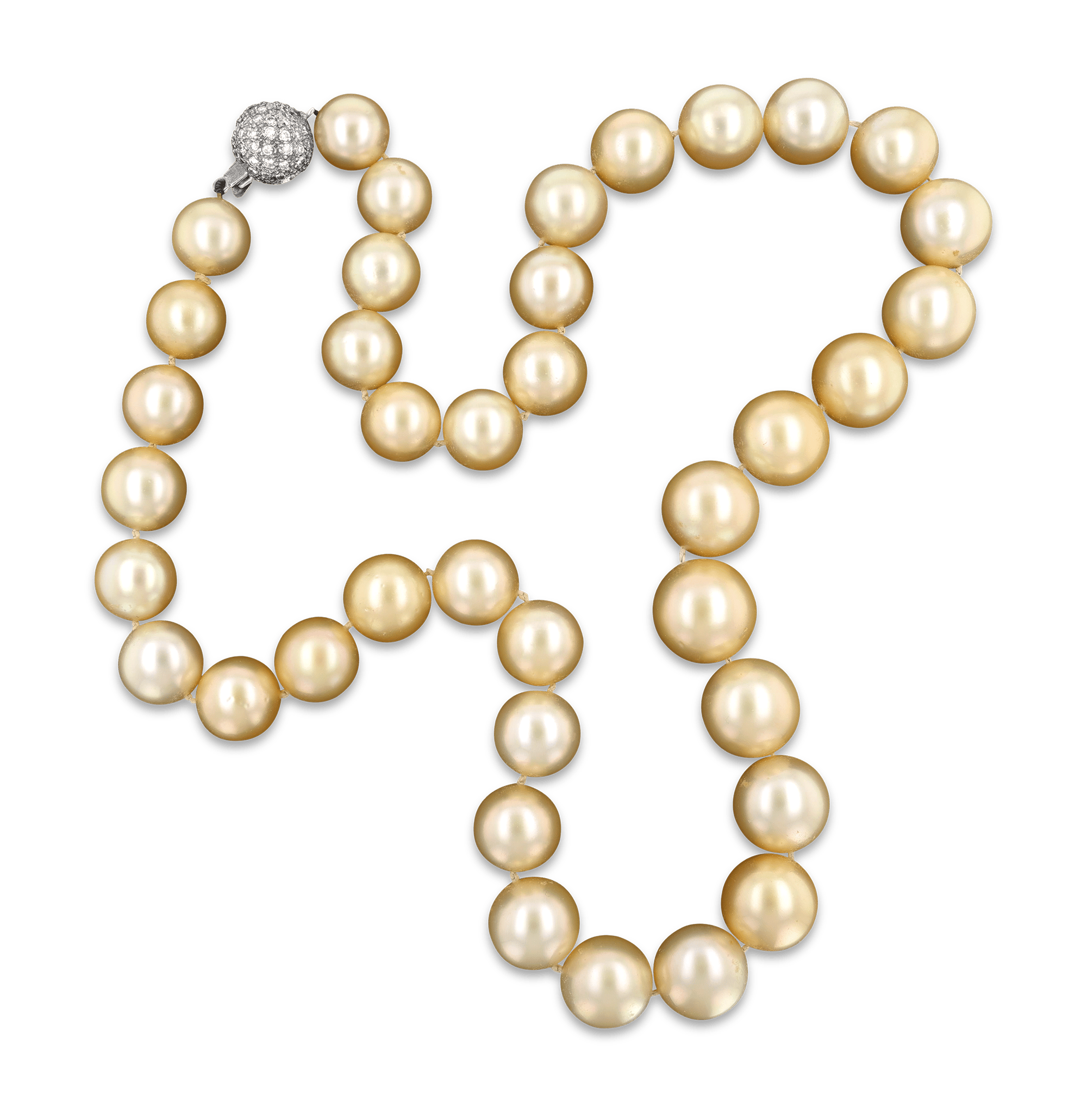 Golden South Sea Pearl Necklace