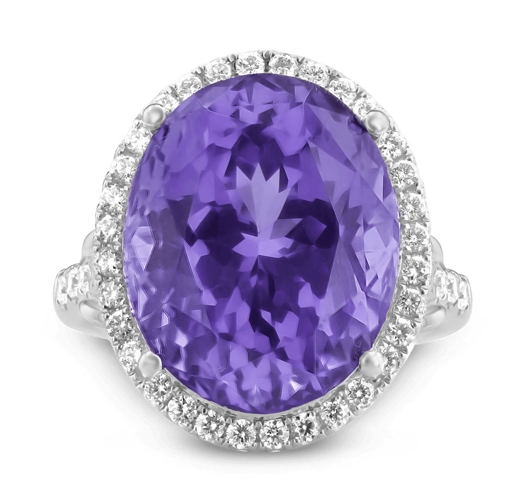 Ceylon Color-Change Spinel Ring, 15.35 Carats