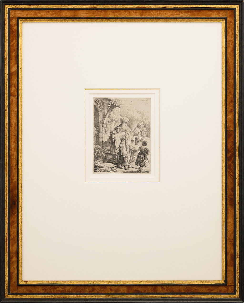 Abraham Casting Out Hagar and Ishmael by Rembrandt van Rijn