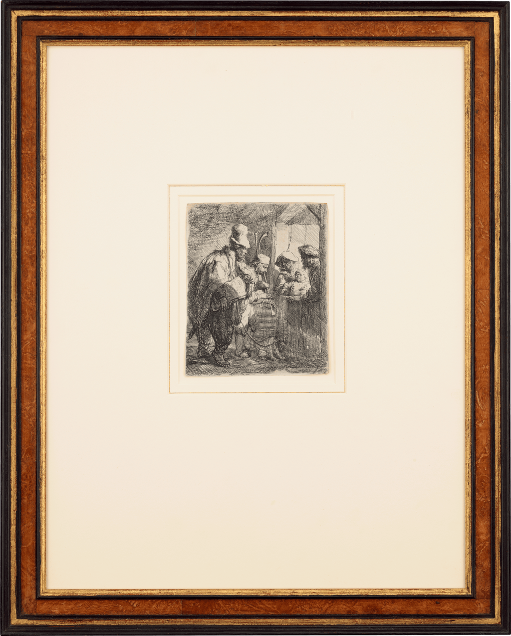 The Strolling Musicians by Rembrandt van Rijn