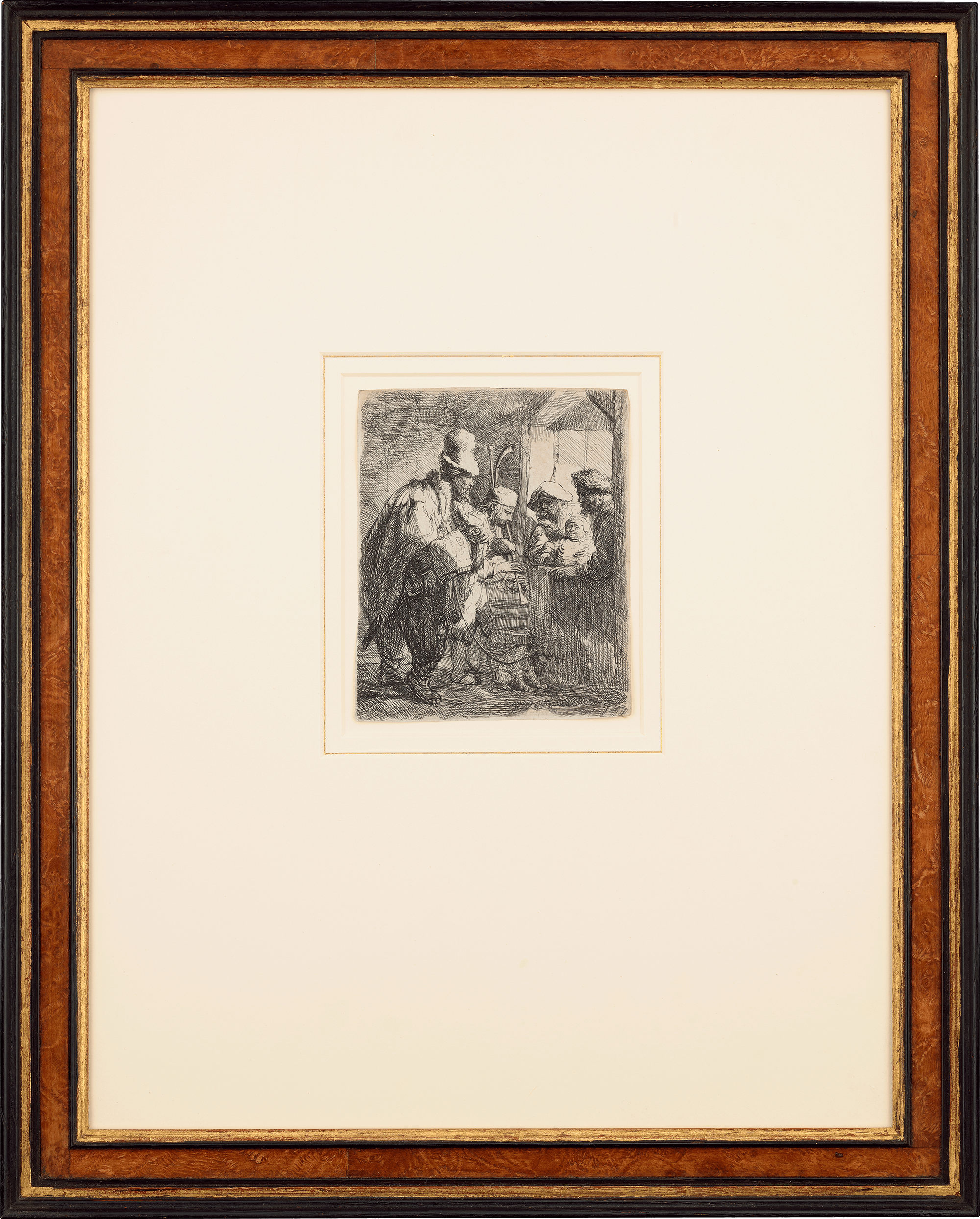 The Strolling Musicians by Rembrandt van Rijn