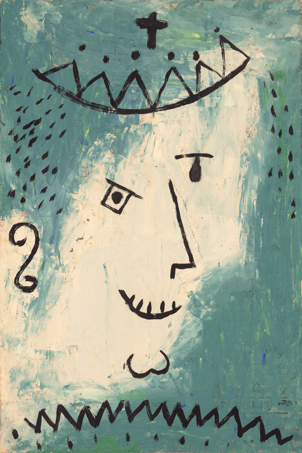 Kronen-Narr by Paul Klee