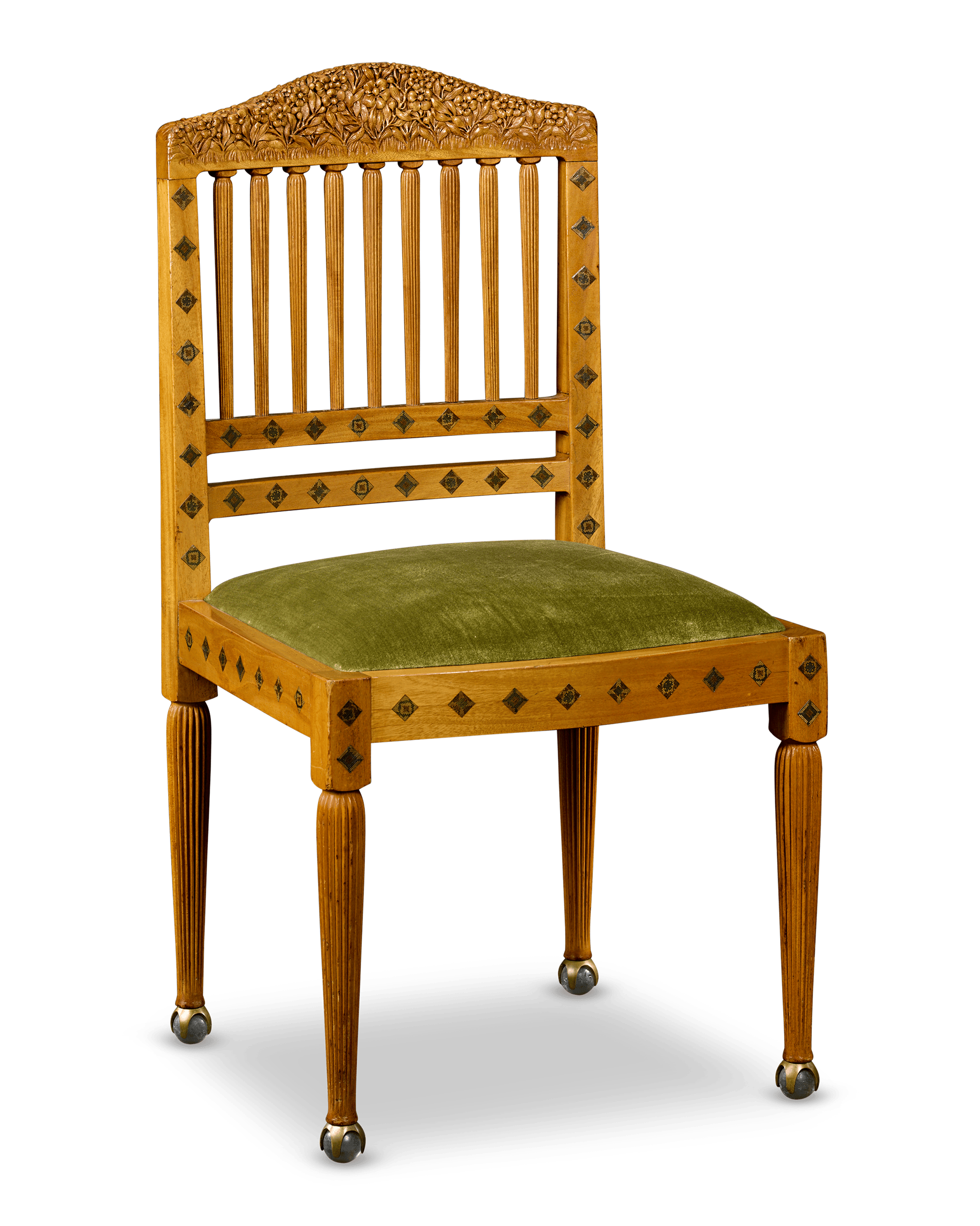 Louis Comfort Tiffany Inlay Chair
