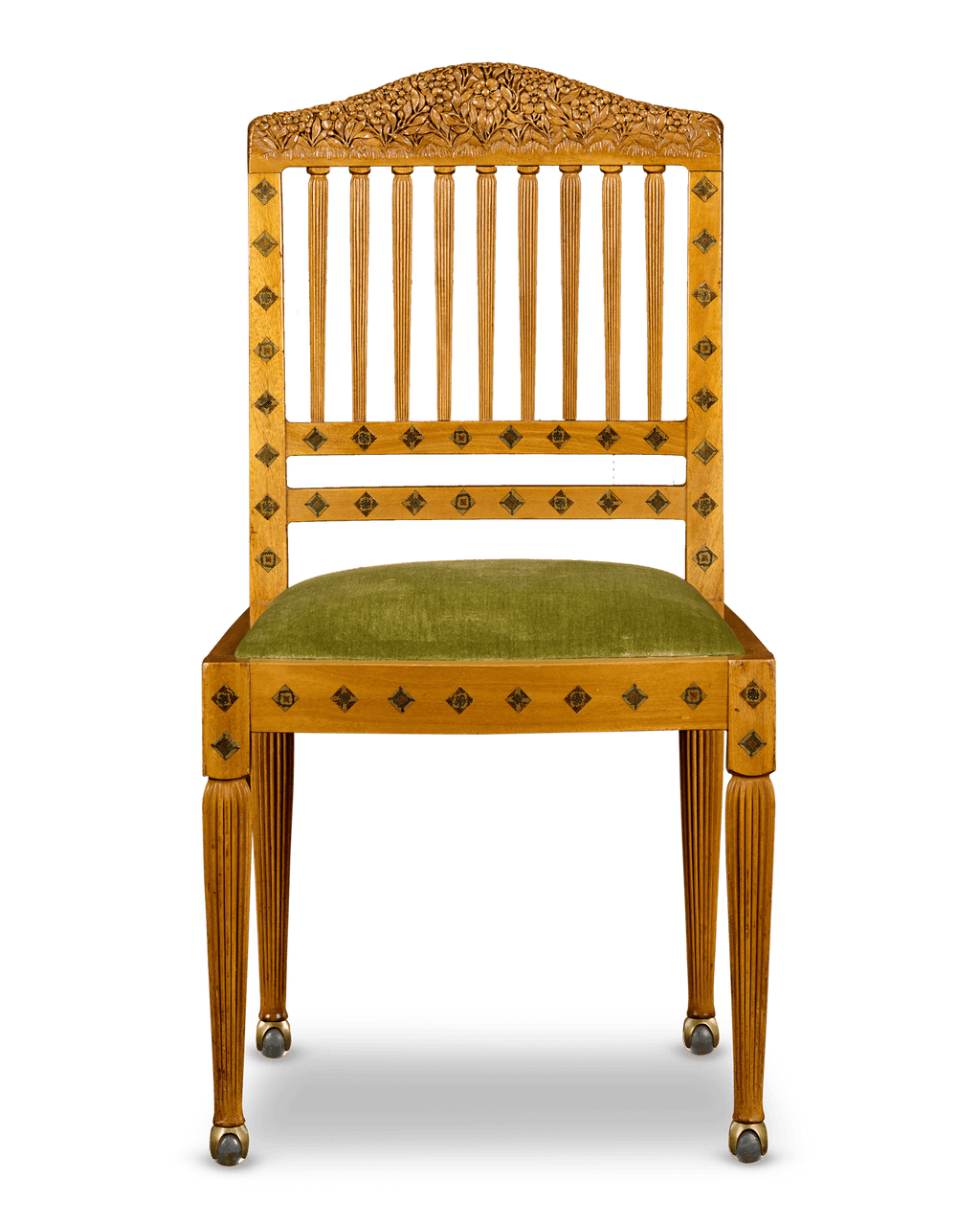 Louis Comfort Tiffany Inlay Chair
