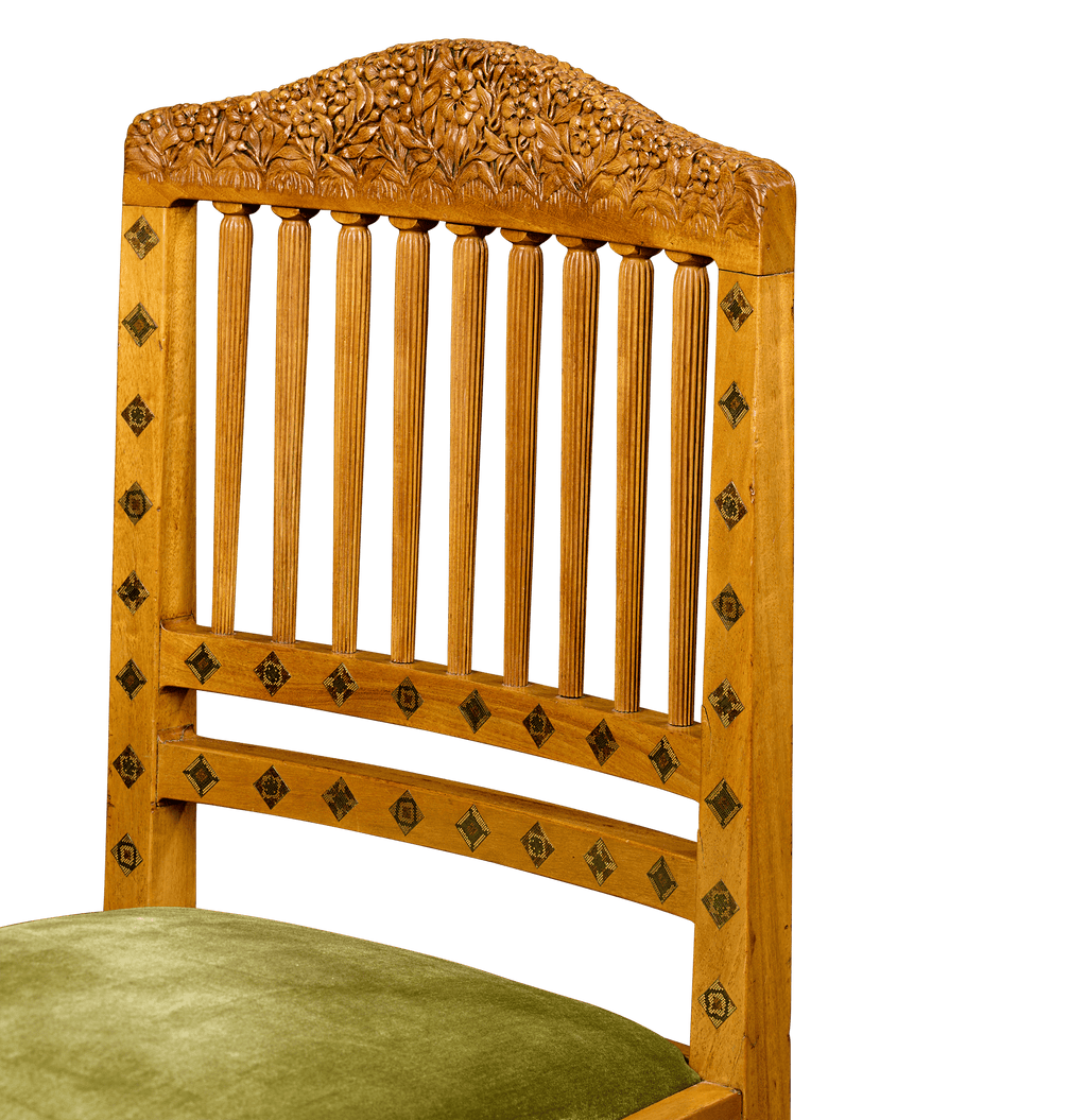 Louis Comfort Tiffany Inlay Chair