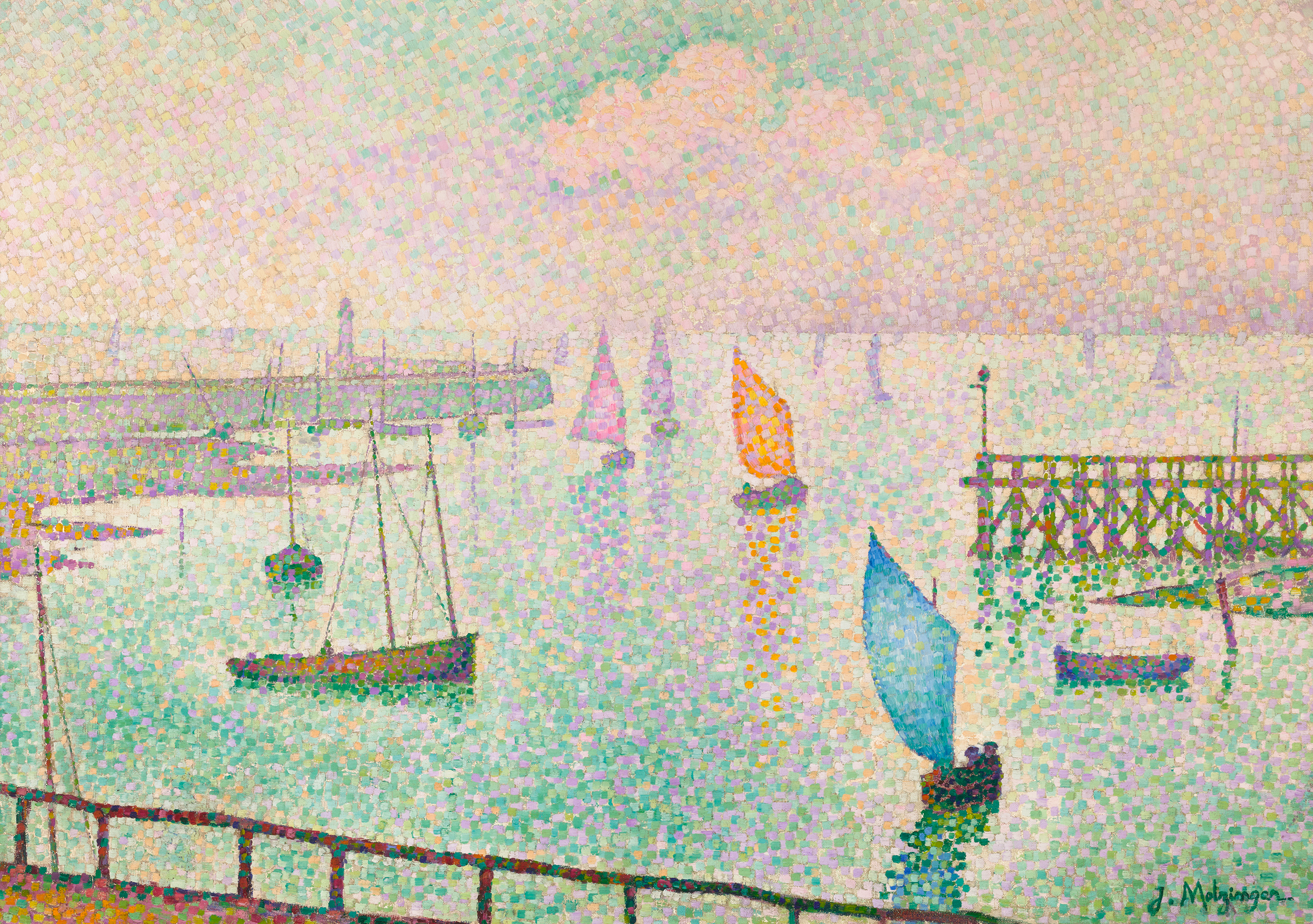 Port du Croisic by Jean Metzinger