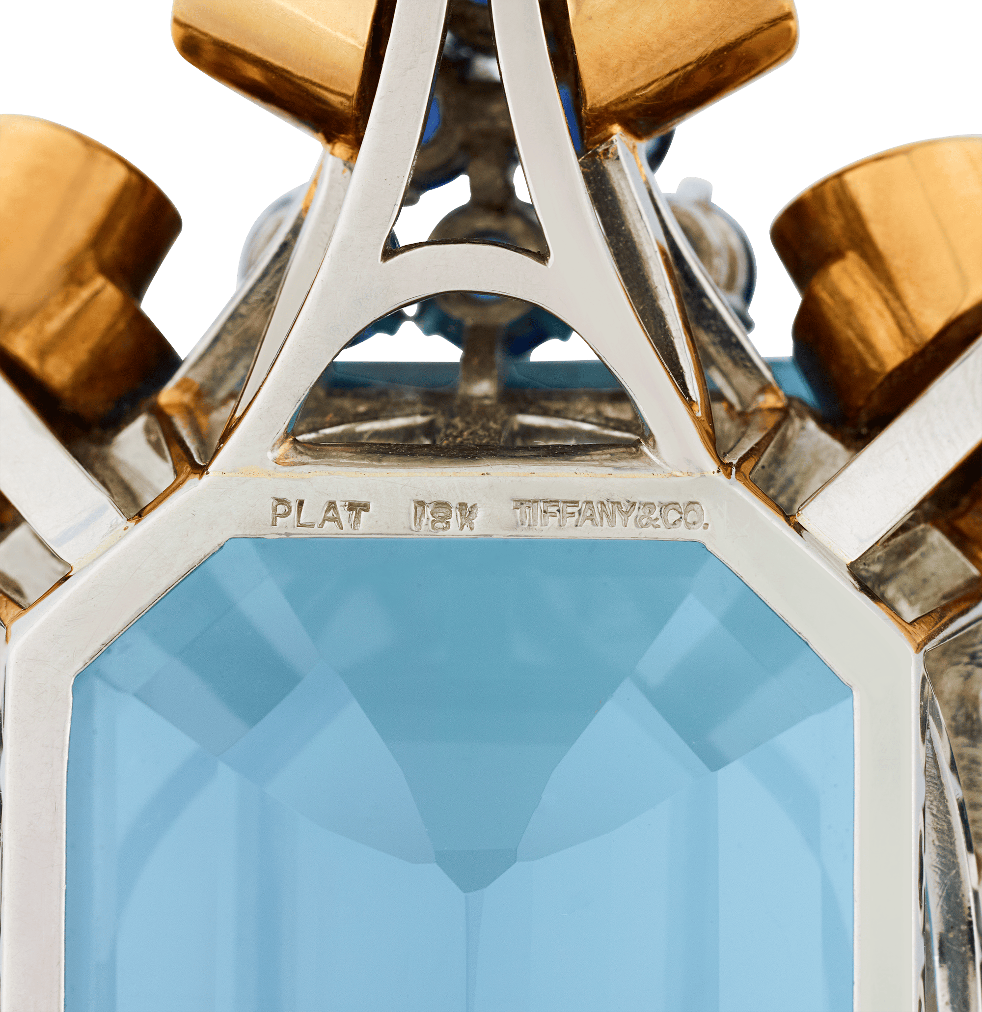 Tiffany & Co. Retro Aquamarine Pendant, 201.08 Carats