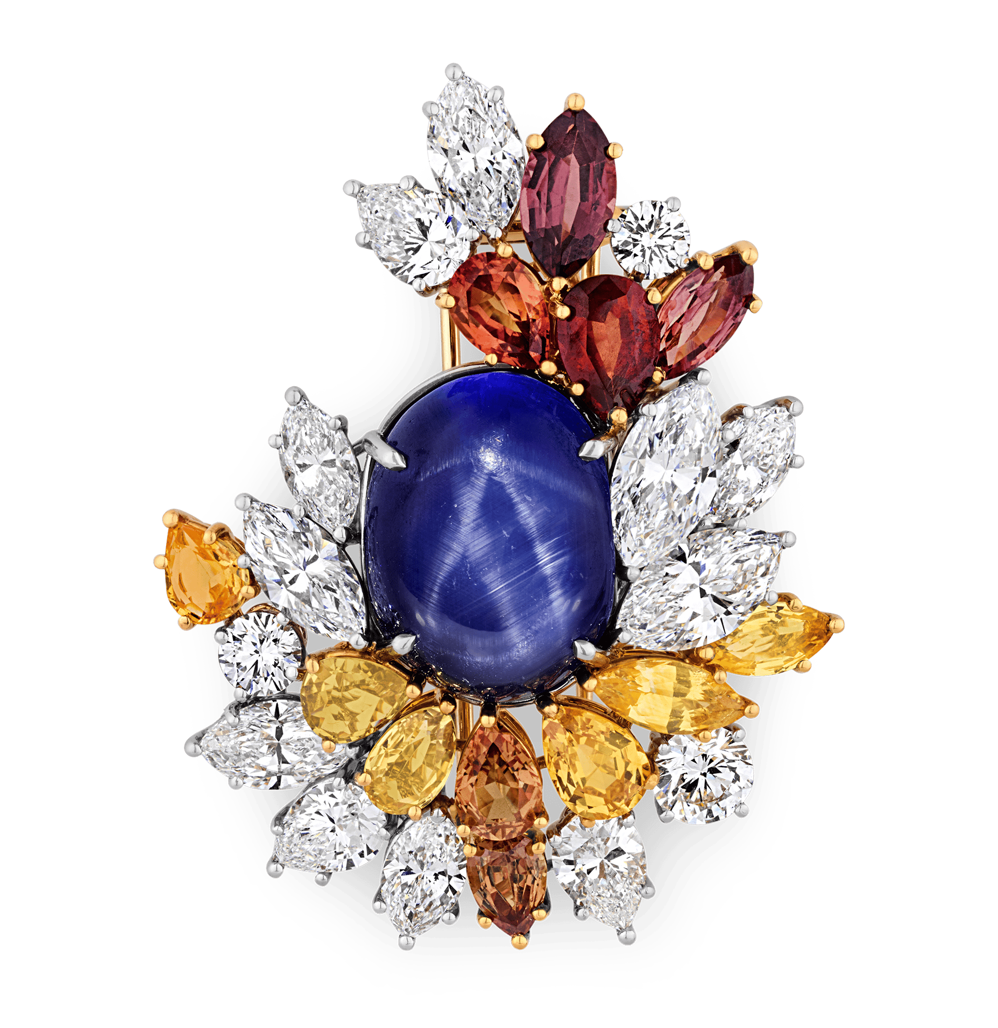Tiffany & Co. Burma Star Sapphire Brooch, 25.59 Carats