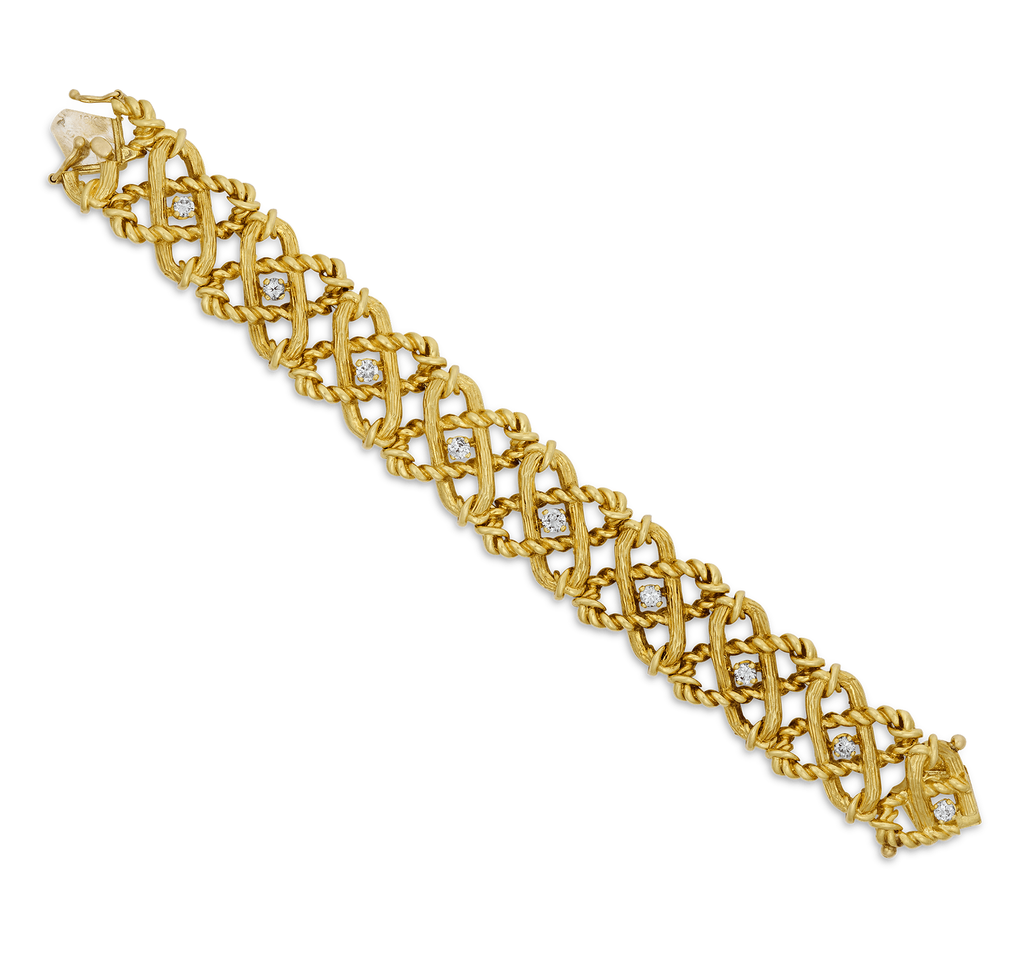 Tiffany & Co. Diamond Bracelet by Schlumberger, 1.35 Carats