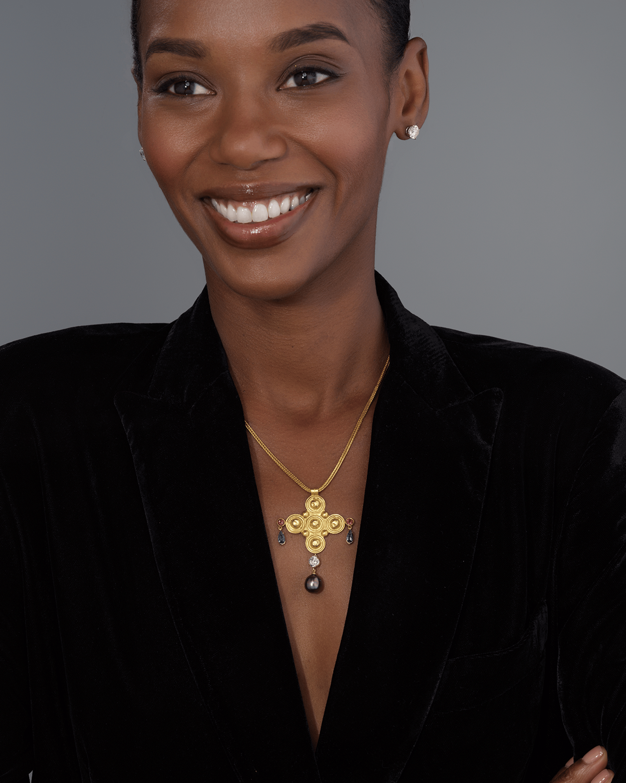 Rebecca Rau Cross of the Byzantine Necklace