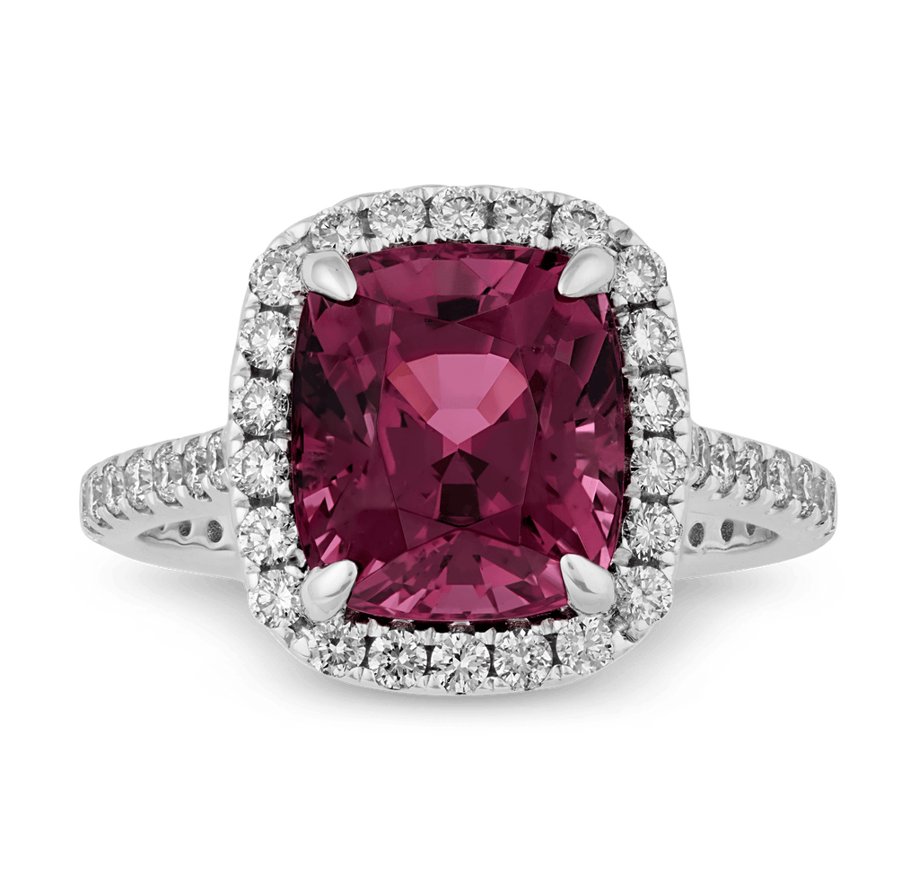Burma Purple Spinel Ring, 5.25 Carats