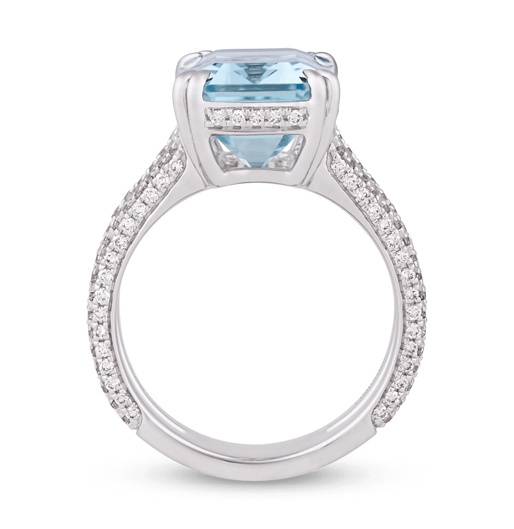 Aquamarine Ring, 6.93 Carats