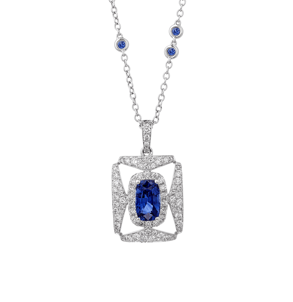 Sapphire Pendant, 1.70 Carats