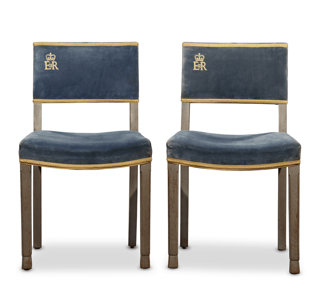 Queen Elizabeth II Royal Coronation Chairs