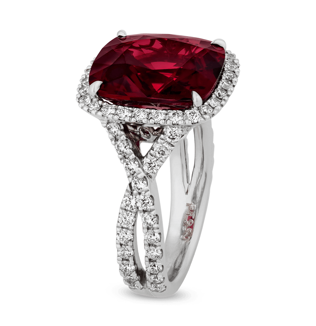 Untreated Burma Spinel Ring, 8.48 Carats