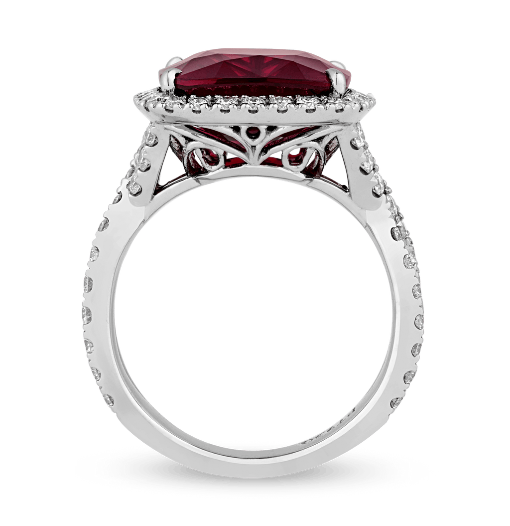 Untreated Burma Spinel Ring, 8.48 Carats
