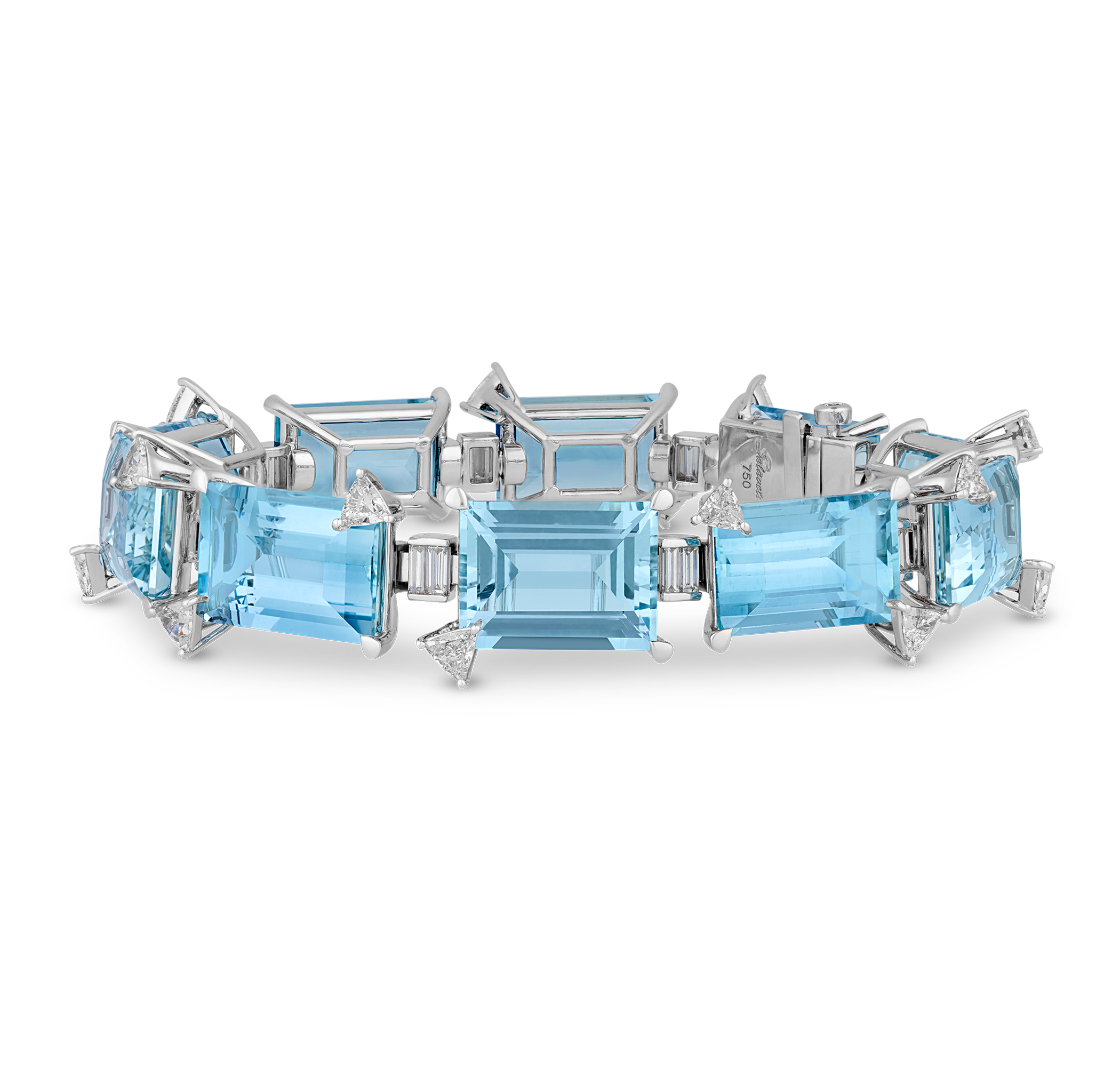 Salavetti Aquamarine Bracelet, 66.16 Carats