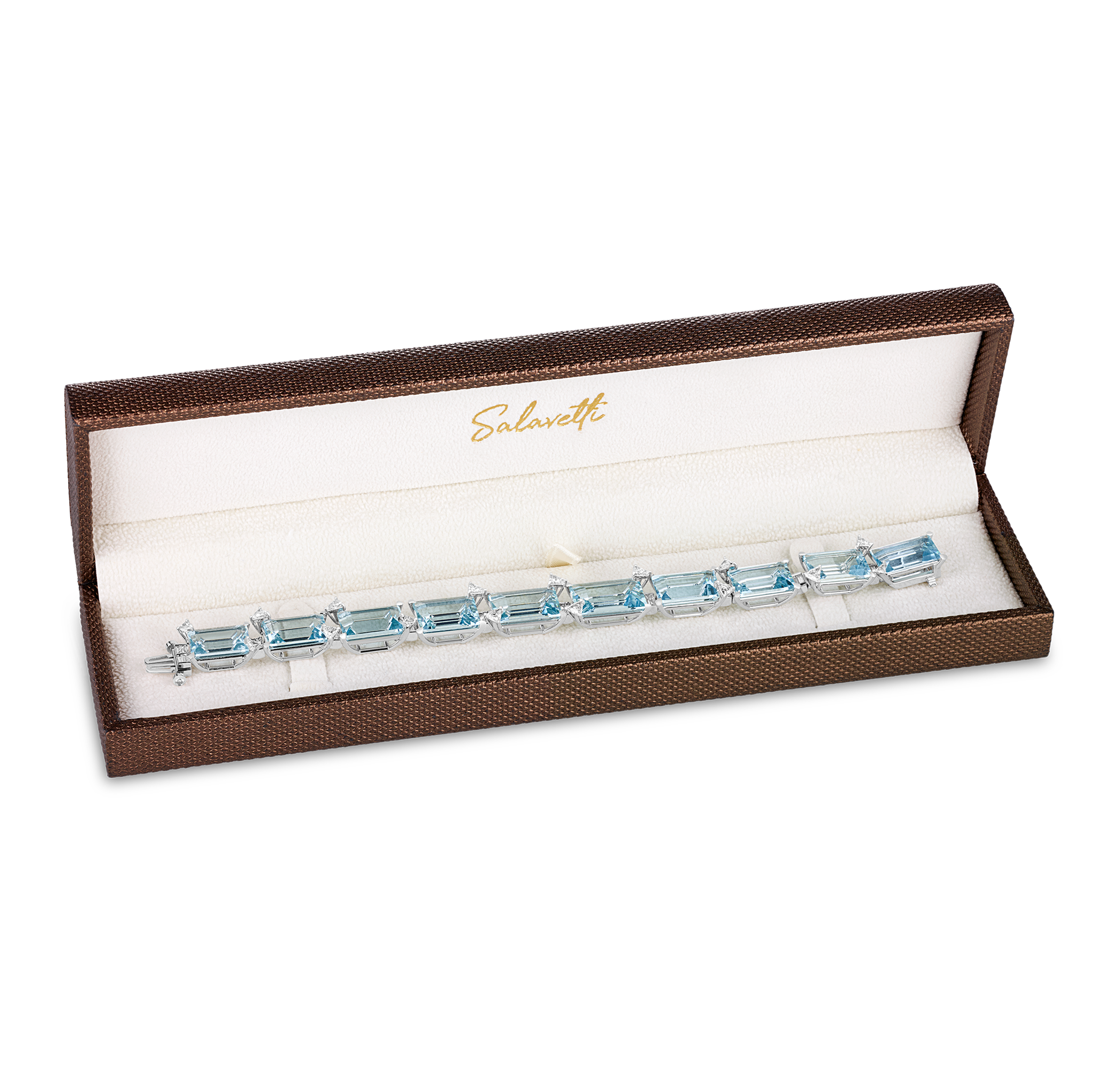 Salavetti Aquamarine Bracelet, 66.16 Carats