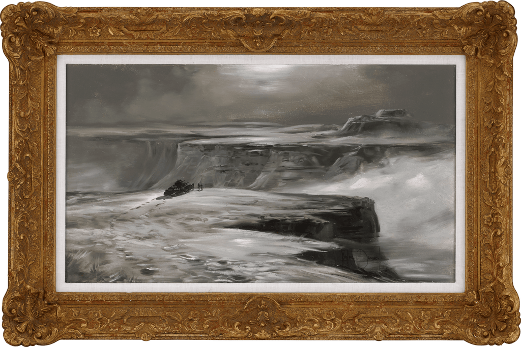 The Pursuit of Rommel by Montague Dawson